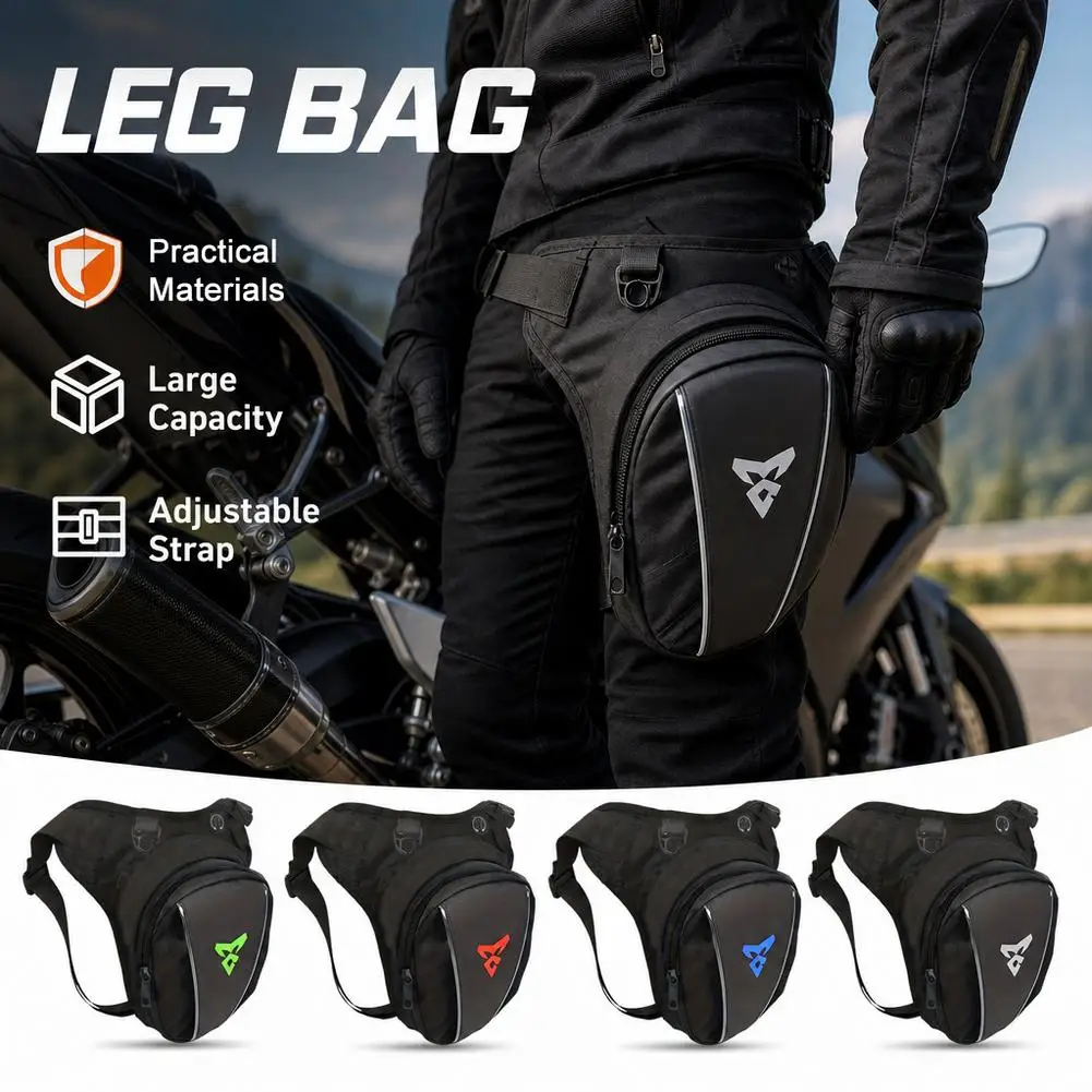 Motorcycle Drop Leg Bag Waist Leg Bag Thigh Belt Hip Bum Waterproof Outdoor Motorbike Tactical Travel Purse Fanny Pack Bags