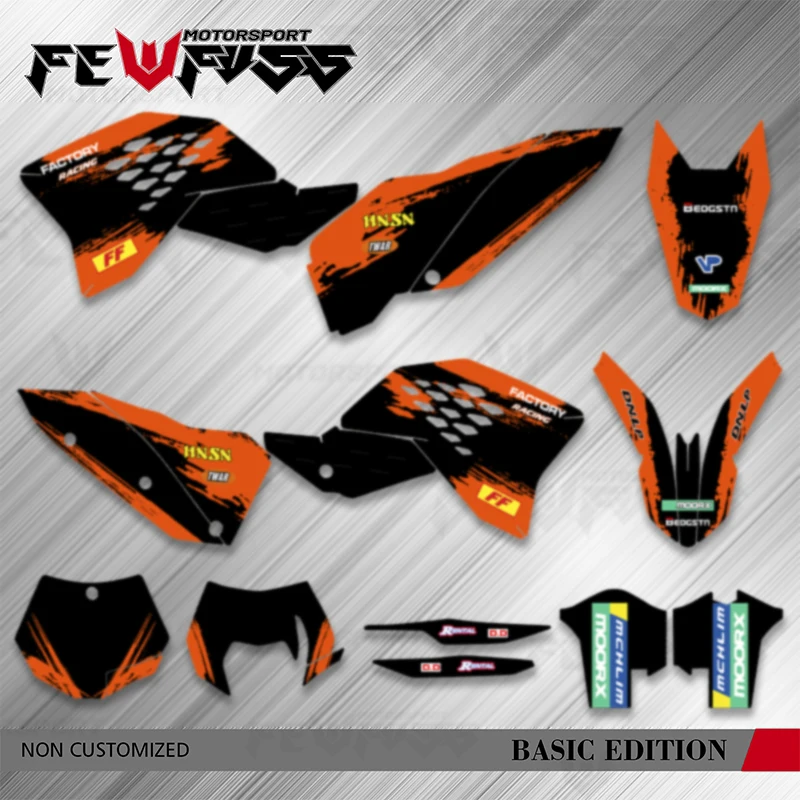 

Fewfuss Motorcycle Custom Backgrounds Decal Stickers Kits for KTM SX SXF 2007 2008 2009 2010 EXC XCW 2008 2009 2010 2011