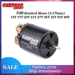 Surpasshobby 540 Geborsteld Motor 80T 13T 17T 23T 21T 27T 35T 45T 55T Voor 1/10 Rc Auto