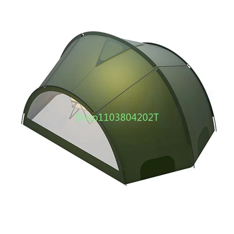 8-10 Person Outdoor Portable Tent Camp Camping Picnic Rainstorm Sheltering Wind Hemispherical Shelter Tent