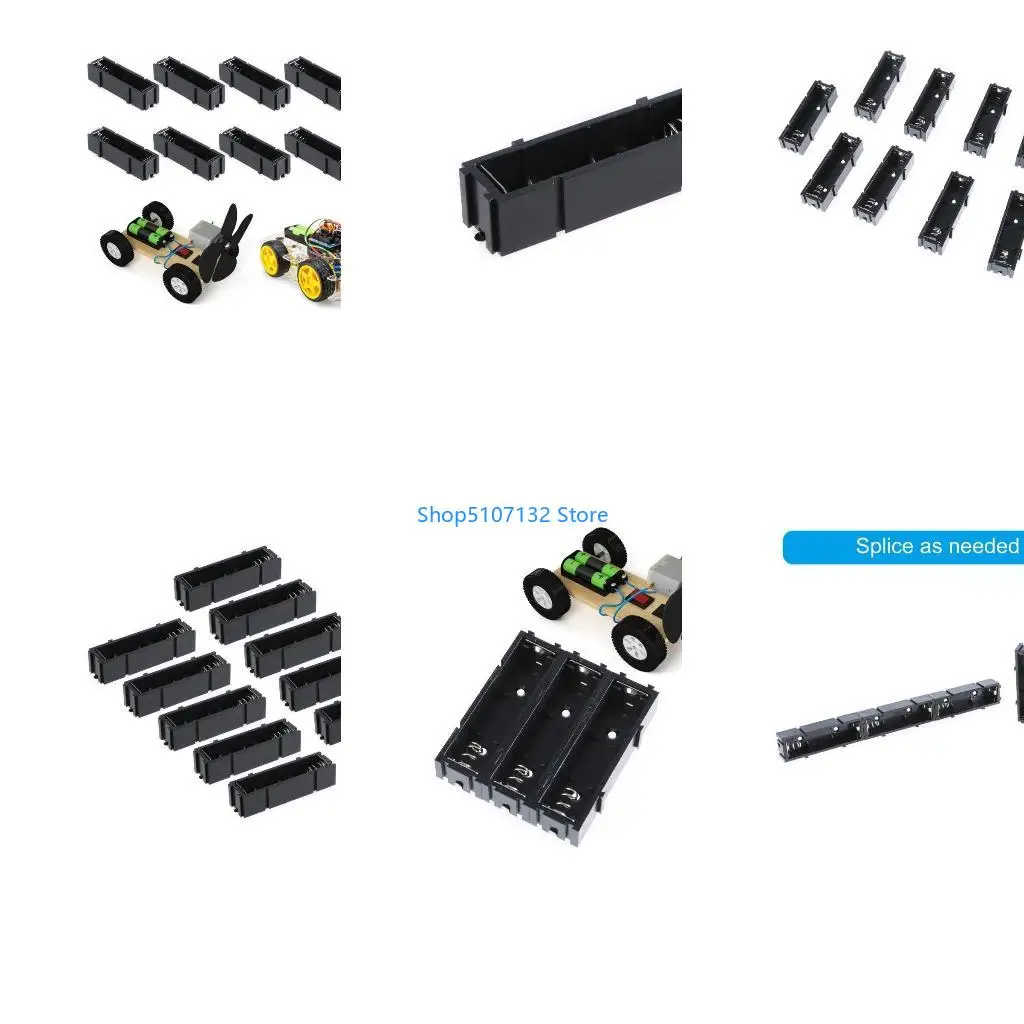 87HD Expandables LR6 AA Battery Compartment LR6 AA Battery Case Container Supports Serial and Parallel