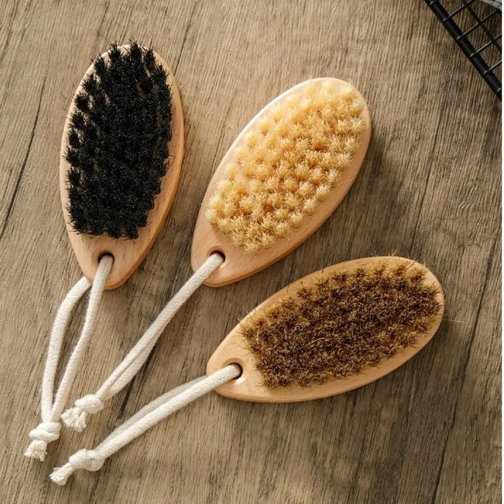 

Soft Bristle Shoe Cleaning Brush Wooden Handle Multifunctional Laundry Brush Small Cleaning Tool Wash Clothing Brush Clothes