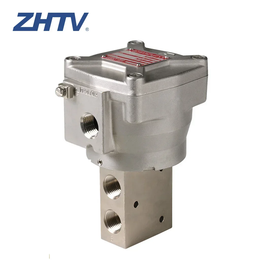 2025 Premium ProductsASCO EF8327G041 Elettrovalvola 1/4 pollici NPT Tubo/Porta Dimensioni 3/2 Ambienti altamente corrosivi Solenoide a 3 vie