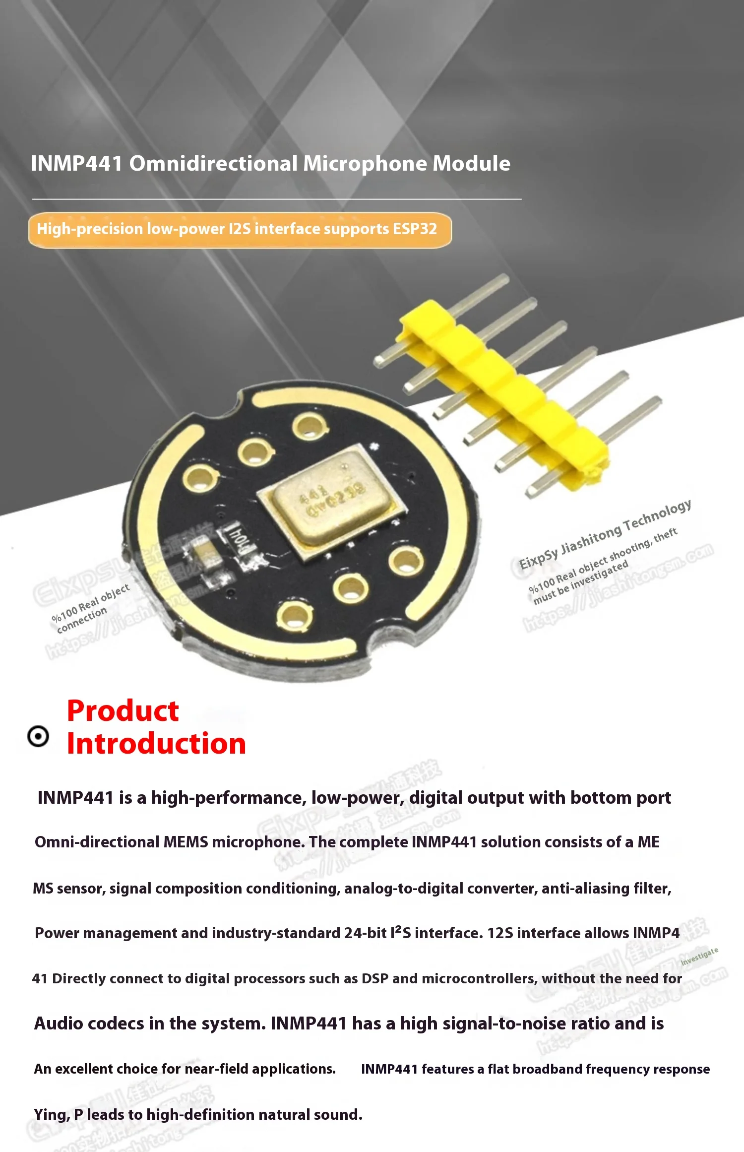 INMP441 Mems Microp…