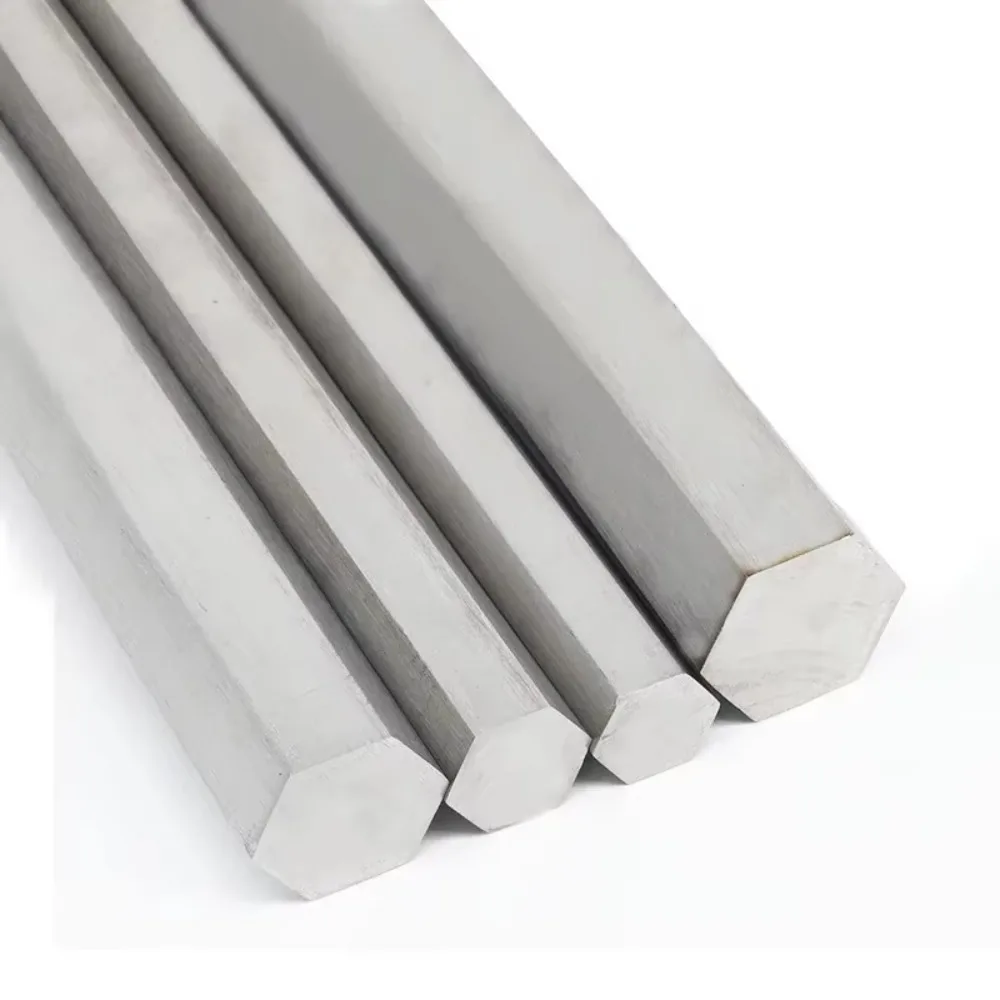 304 Stainless Steel Hex Rod Bar 5mm 6mm 7mm 8mm 10mm 12mm 15mm Linear Shaft Metric Bars Ground Stock 300mm Customize Length