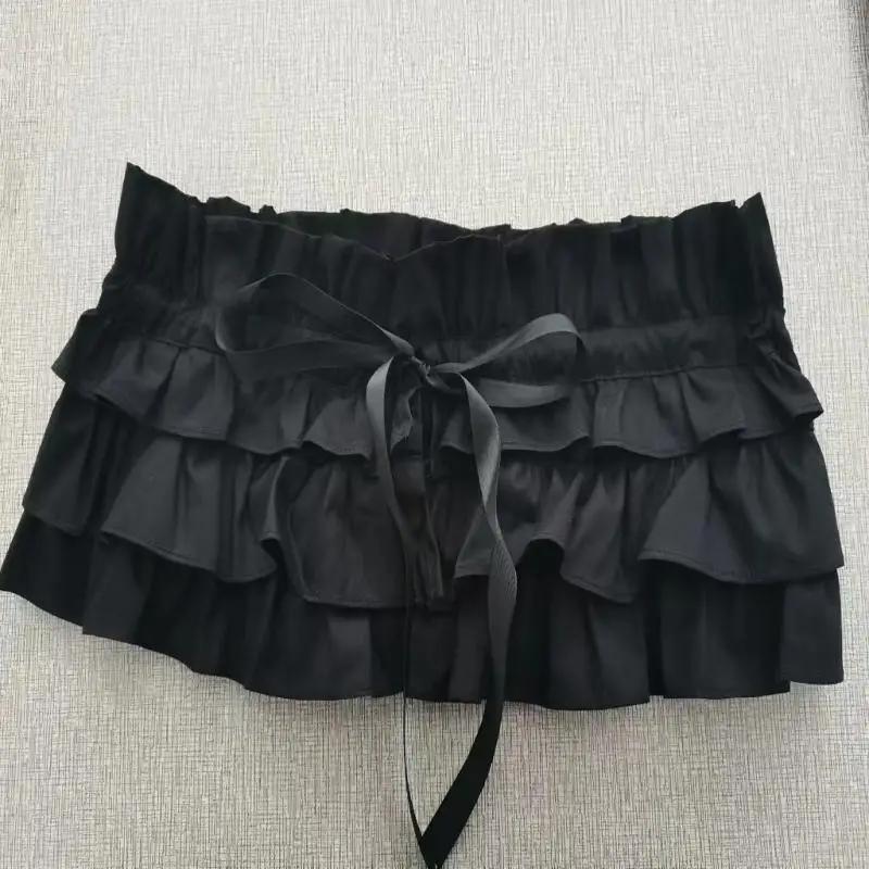 Elegant French Detachable Lace Collar With Layered Ruffle For Women Daily Outfit And Occasion Y08E