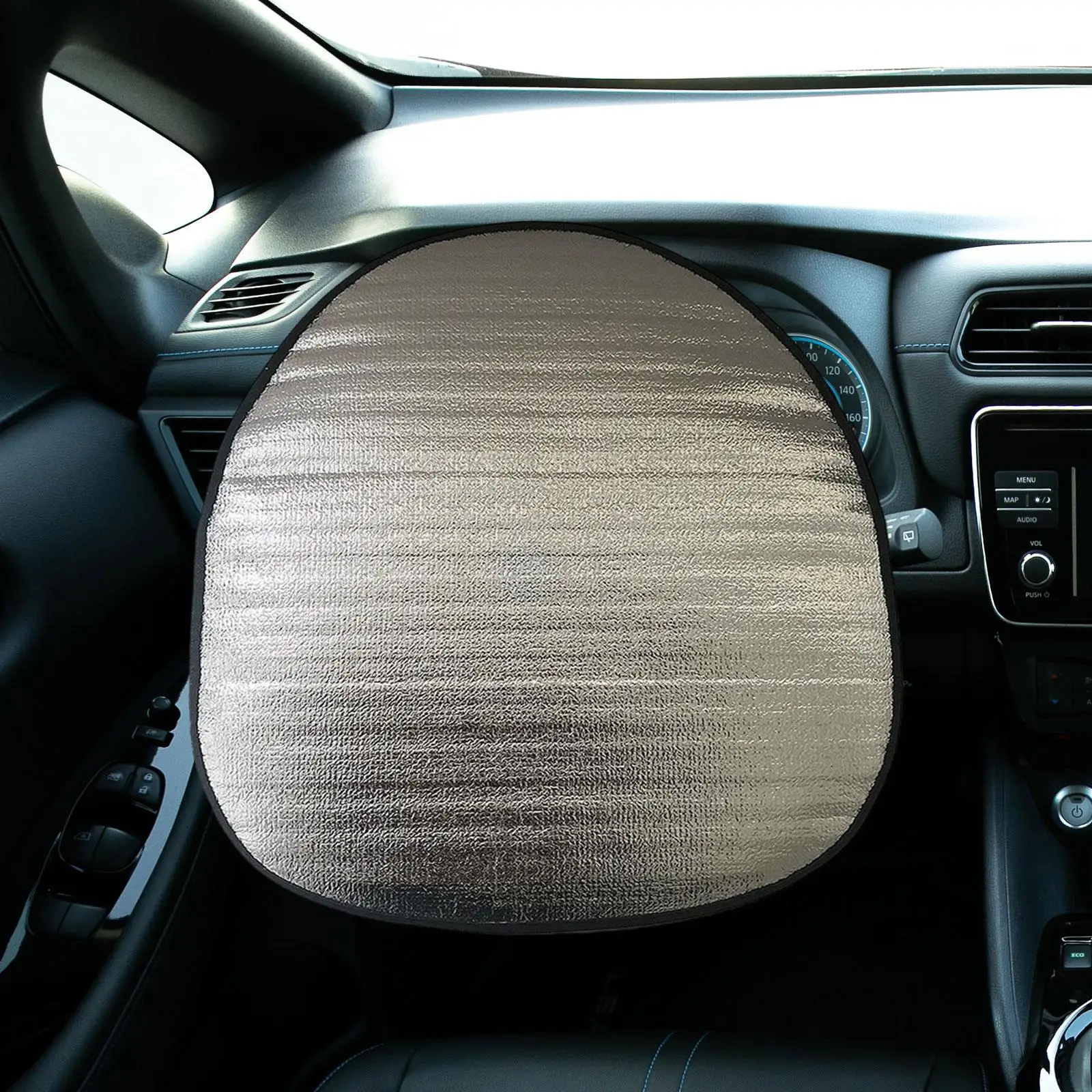 

Steering Wheel Cover Sun Shade Car Accessory Heat Reflector Foldable Heat Resist Universal for Automotive SUV Car Truck Van