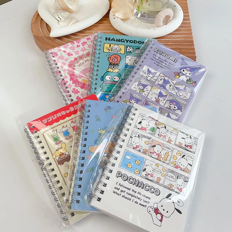 

12pcs/lot Sanrio Kawaii Melody Pochacco Coil Notebook Cute Portable Note Book Diary Planner Stationery Gift School Supplies