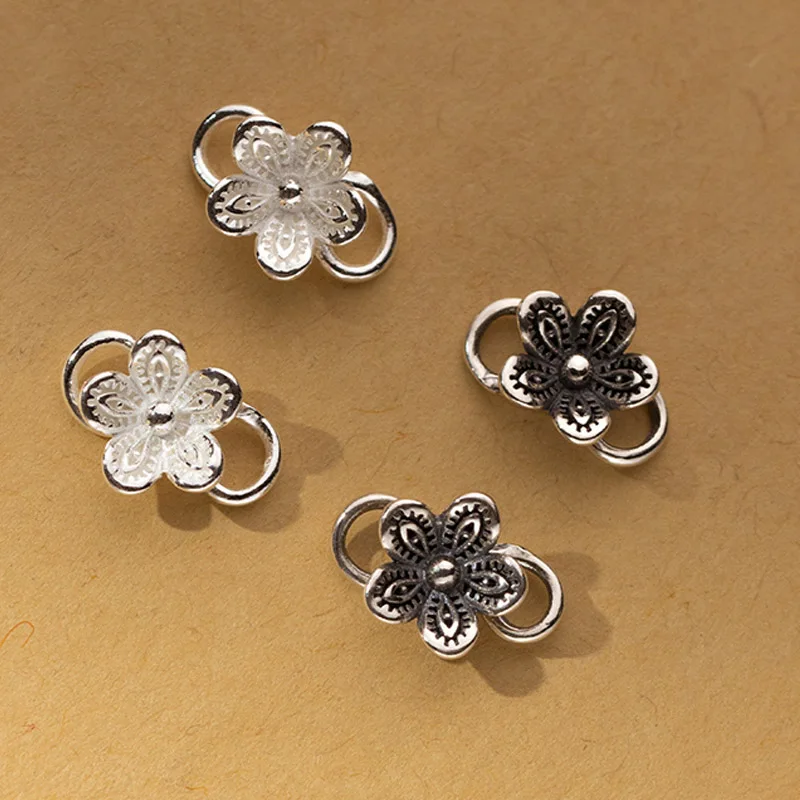 

1 шт./партия, застежки-крючки для браслета, из серебра 925 пробы