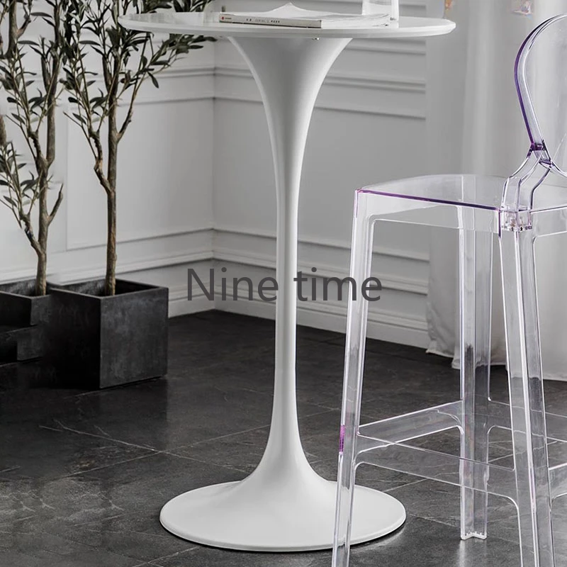 

Nordic Aesthetic Bar Tables Design Modern Minimalist Tall Bar Counter Tables Party Countertop Muebles De Cocina Home Furniture