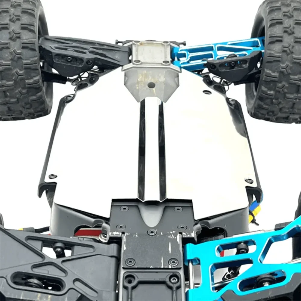 Metal Stainless Steel Mirror Chassis Armor for Hyper GO MJX 1/10 10210 RC Car Parts