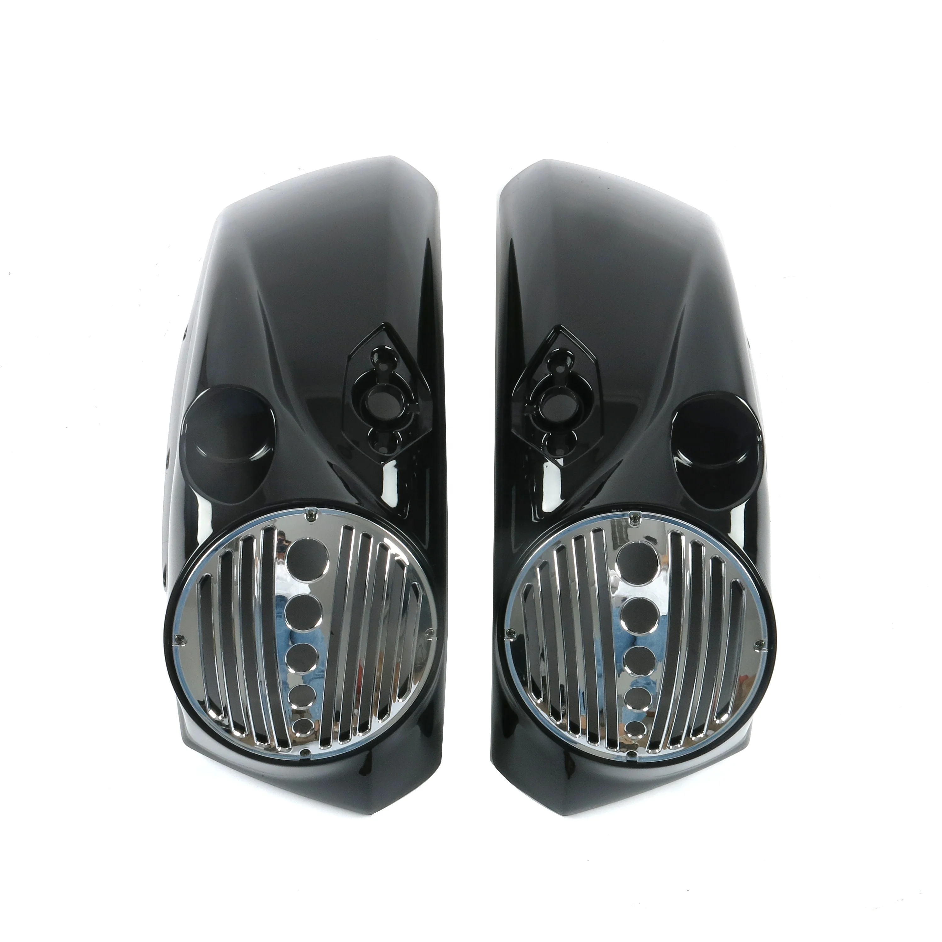 

ABS Motorcycle Audio Accessories 8' Saddlebag Speaker Lids with Cover for Victory Cross Country