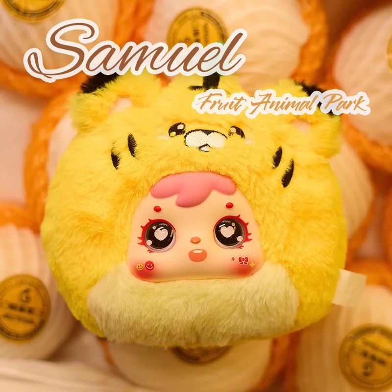 Samuel Fruit Animal Park Serie Blind Box Anhänger Plüsch Puppe Rucksack Anhänger Home Dekoration Cartoon Überraschung Mystery Box Geschenke