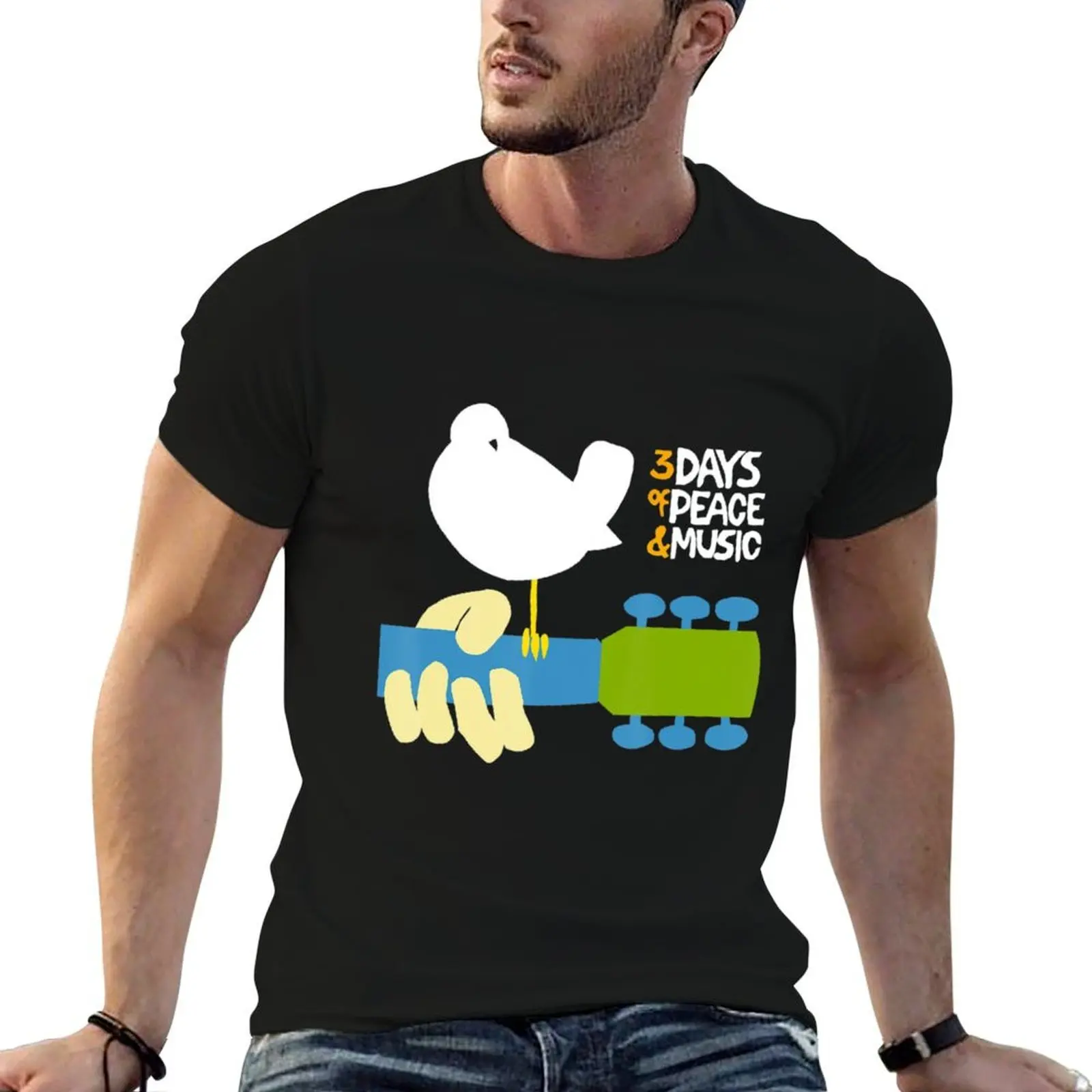 

Woodstock Poster T-Shirt t shirts with prints man t shirts graphic T-Shirt