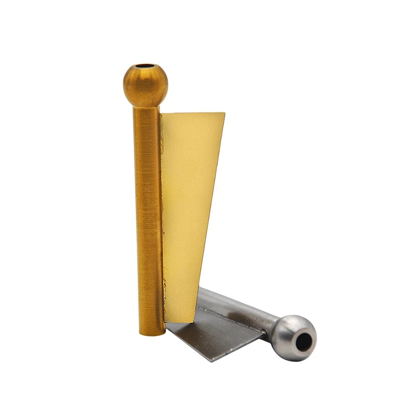 New Flag Style 2 in 1 Metal Straw Tube with Blade Smoking Accessories Cool Gadget for Men Gift view 4