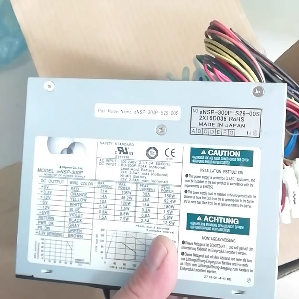 ENSP-300P eNSP-300P-S29-00S Medical Power Supply 300W