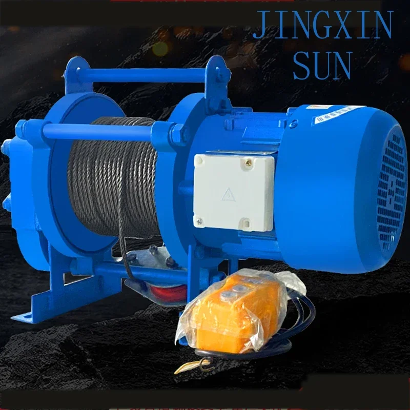 1T Hoist Aluminum Shell Elevator 220V Small Domestic Crane Electric Hoist 1 Ton 380V Winch