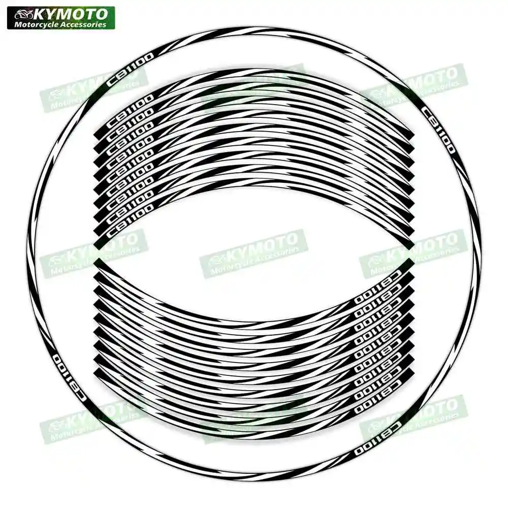 لهوندا CB1100 CB 1100 دراجة نارية عاكسة الأمامية والخلفية 17 بوصة عجلة ملصقات محور المشارب هدية اكسسوارات الشارات