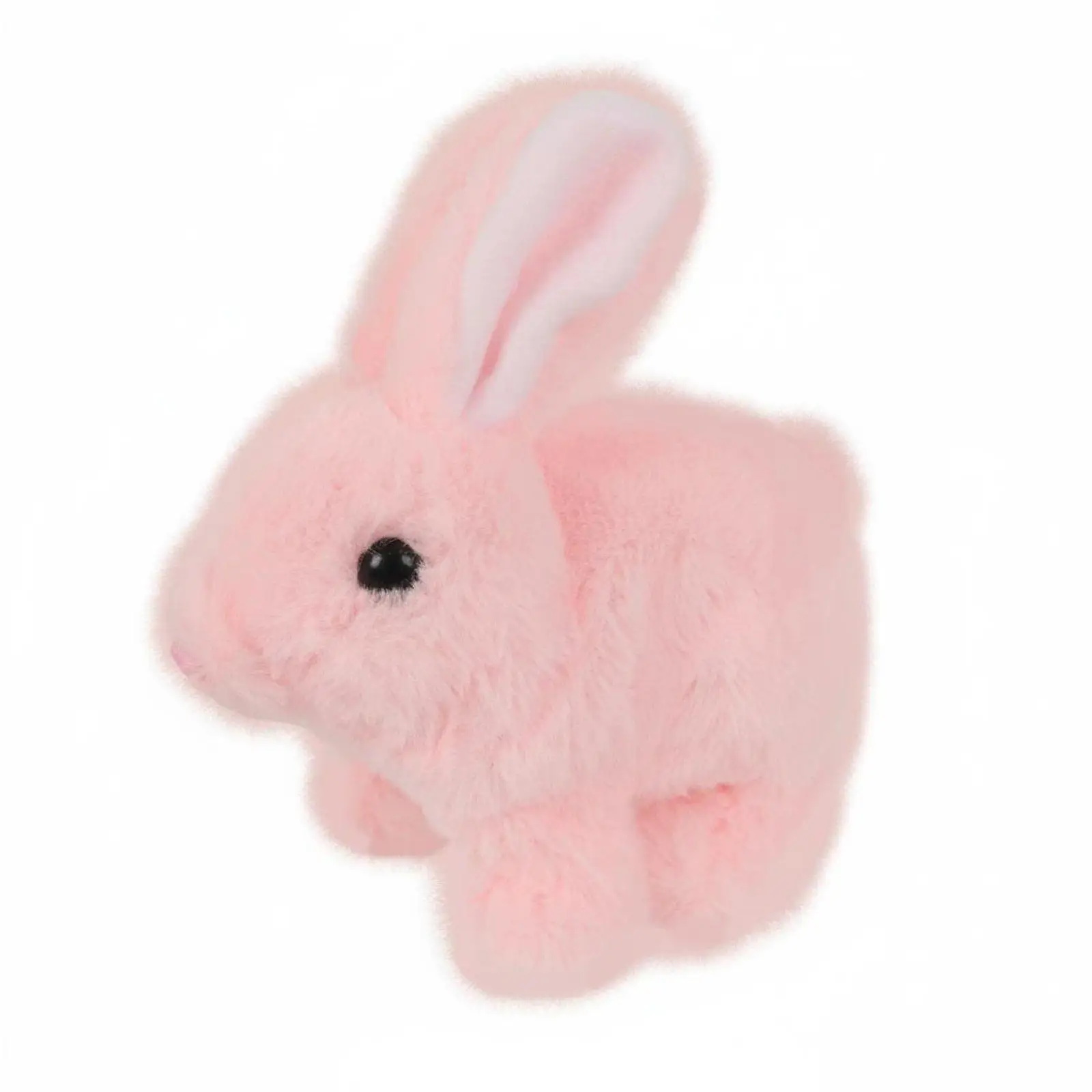 Realistic Rabbit Plush Doll Walking Bunny Toy Electronic Stuffed Animal for Kids Playroom Easter Children’s Toy