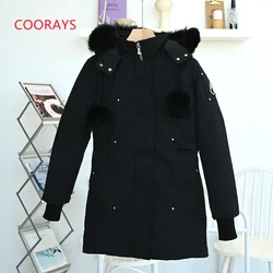 2024 New 01 Canadian Women's Down Jacket Top Brand Waterproof Jacket Lady Long Down Jacket Thick Coat Goose