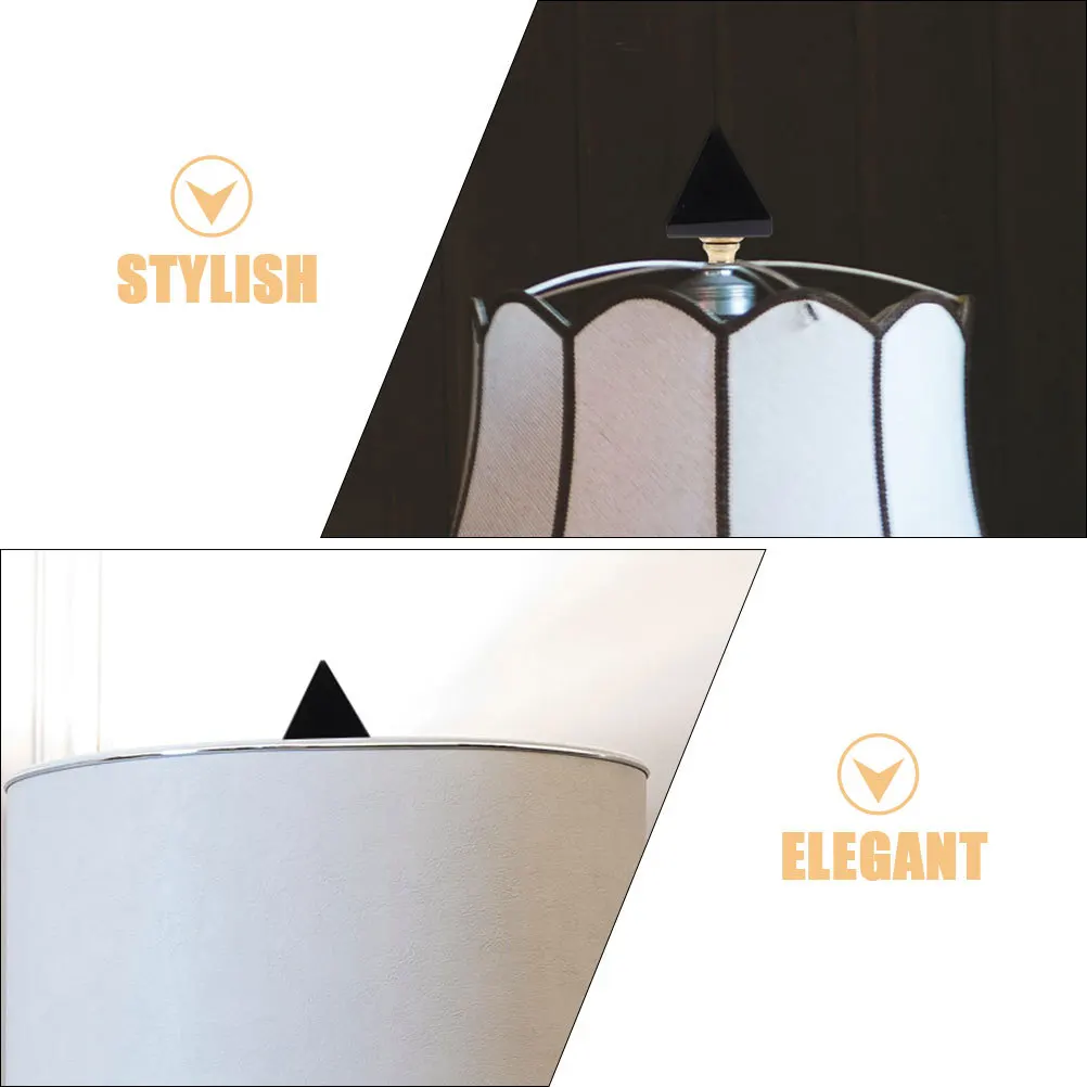 

2Pcs Solid Lamp Finials Decorative Light Caps Retro Style Knob for Lampshade Holder Repair Hanging Lights Modern Elegance Home