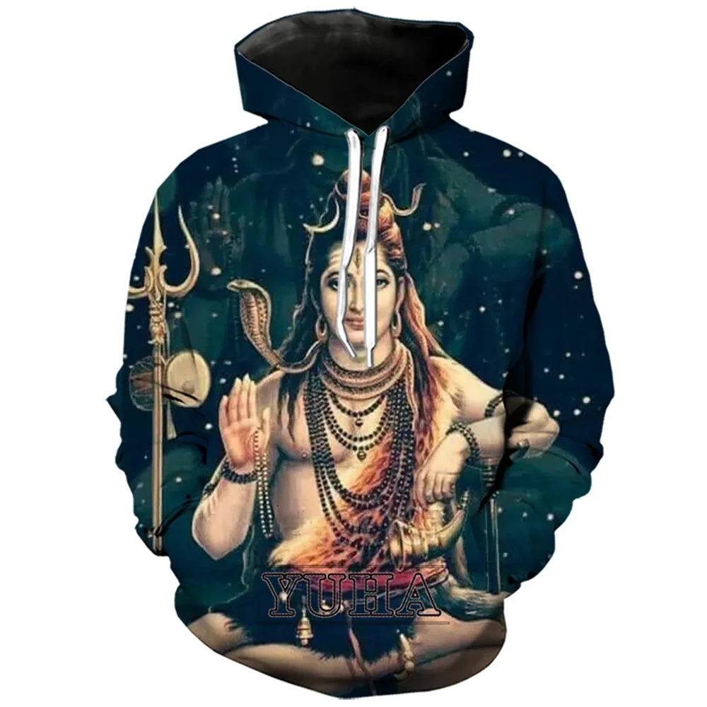 Hinduism God Lord Ganesha Hoodies 3D Print Mens Women Fashion Jogging Sweatshirt Casual Streetwear Couple Wear Tops