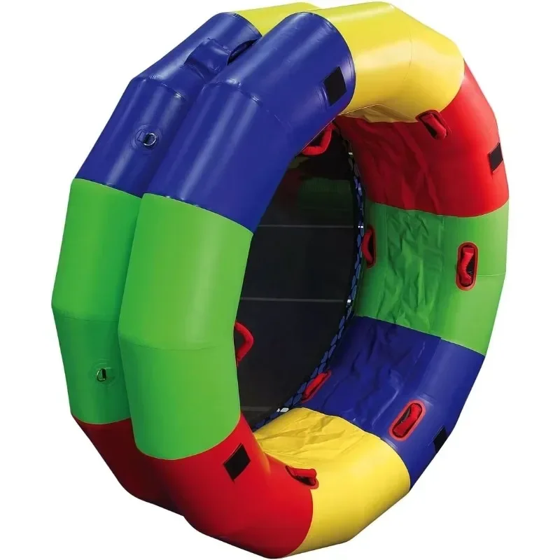 Rueda de Fitness de alta calidad, rueda de gimnasia, trampolín inflable para Yoga, rueda de Fitness inflable