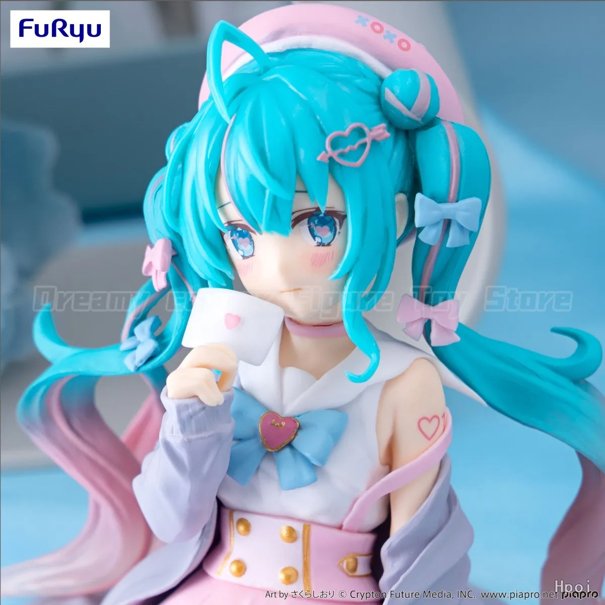 

【In Stock】FuRyu Piapro Characters Hatsune Miku Love Sailor Suit Gray Ver Figure Model Gift Toy