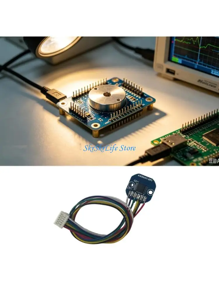 E65E Reliabled AS5047P 14Bit Angled Sensors For Robotic Joints And Automated Equipment