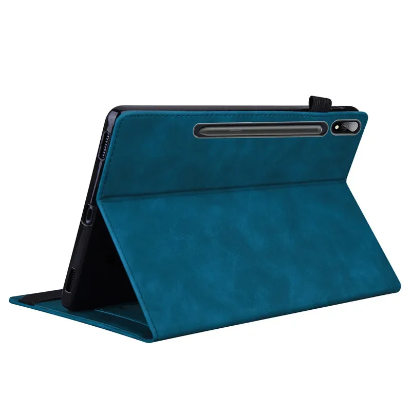 Funda de cuero PU con tapa para Samsung Tab S9 FE, carcasa de lujo de 10,9 pulgadas para Galaxy Tab S9 FE Tab S9