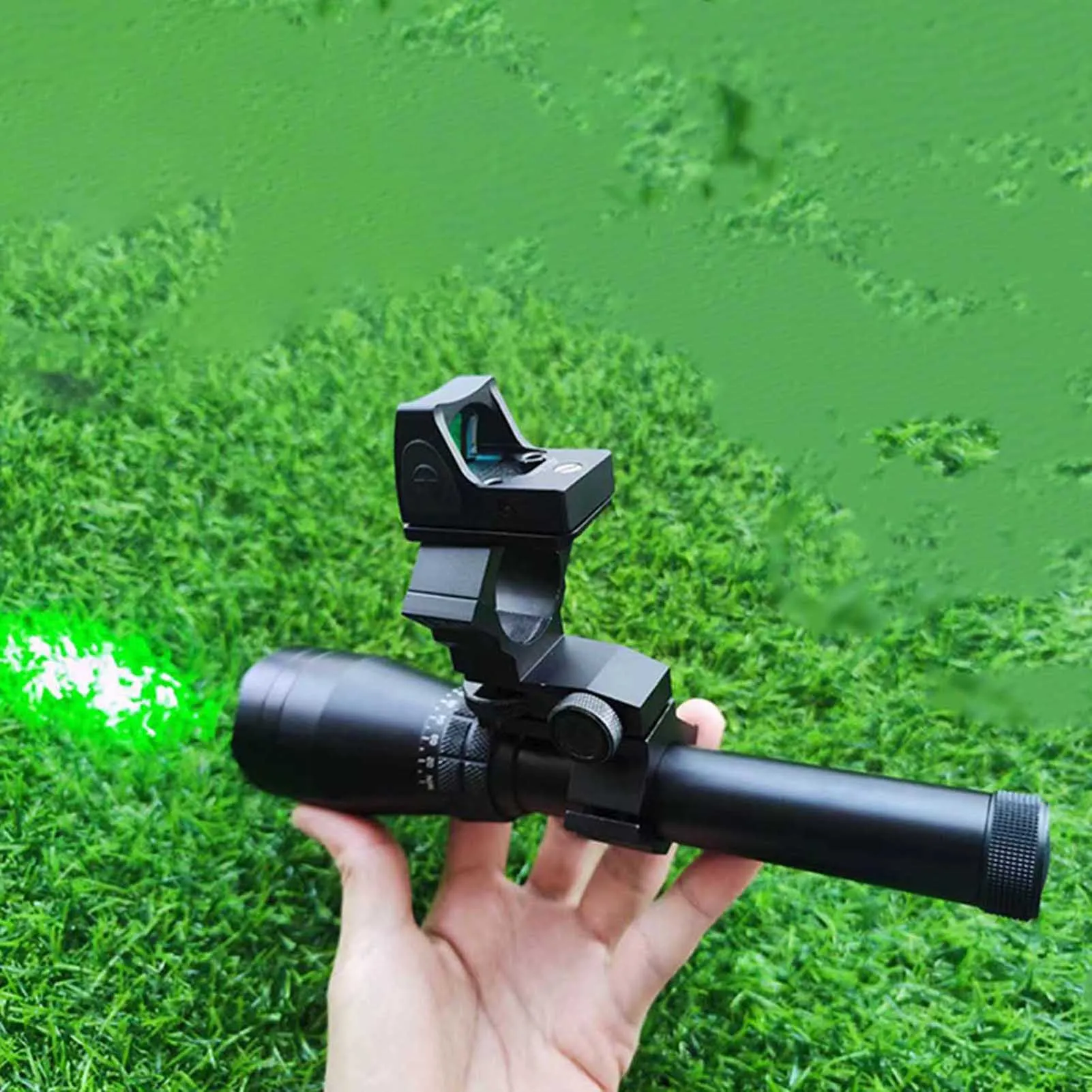

Mini Dot Sight Adjustable Dot Open Reflex Optical Sight for Outdoor Traveling Camping FOU99