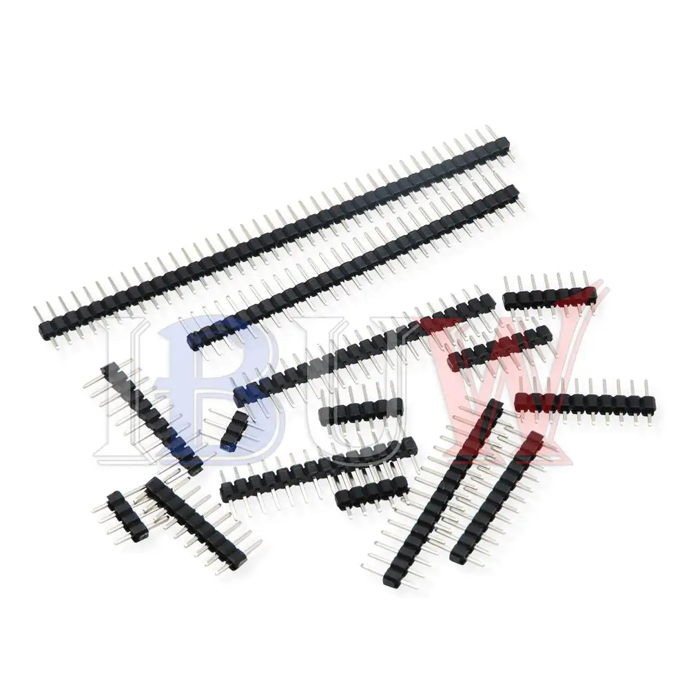 10PCS 2.0MM Single Row Straight Male PIN HEADER 2MM 1X2/3/4/5/6/7/40 PIN Strip Connector Socket 8p/10p/15p/40p