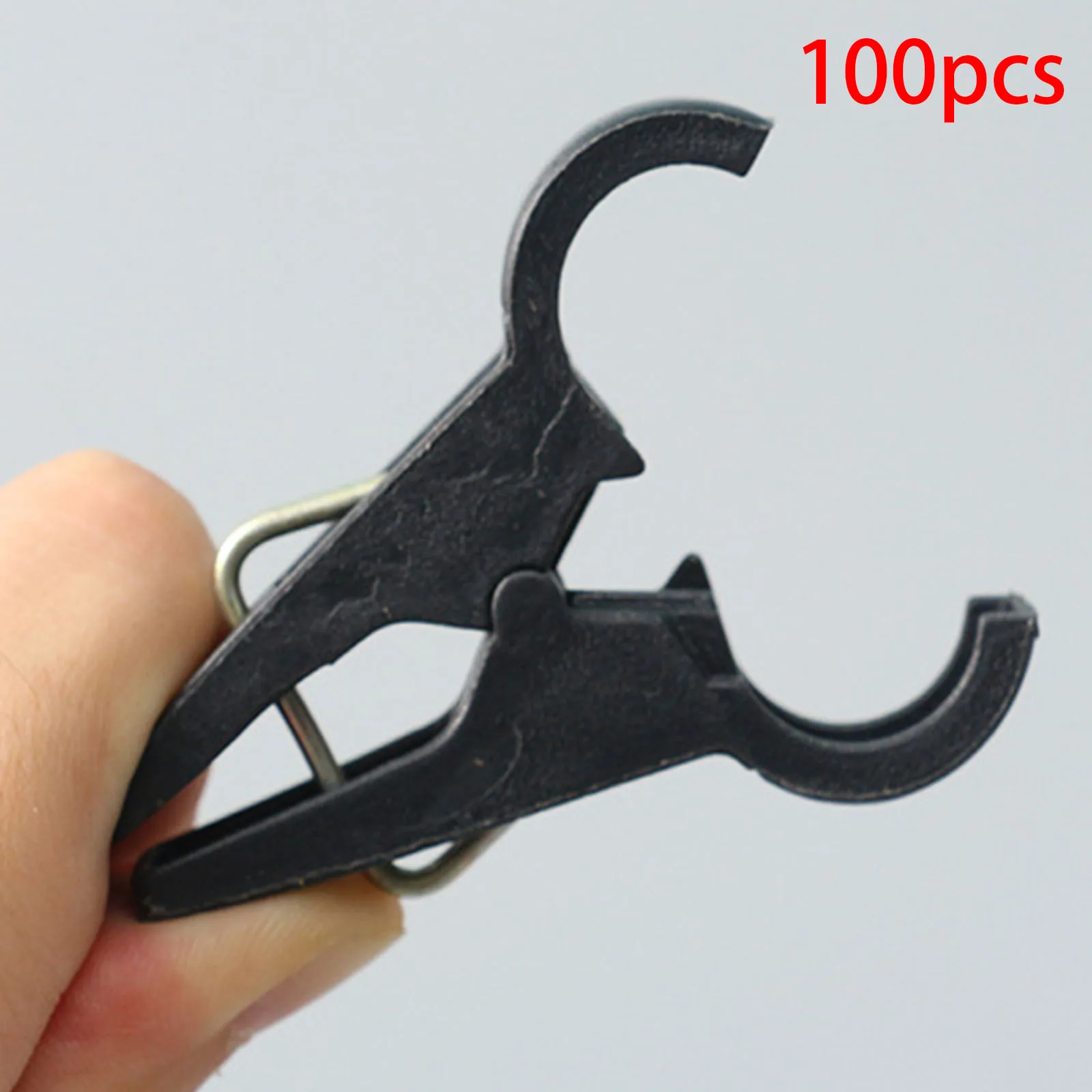 Clips de soporte para plantas de jardín, enrejados verticales para plantas trepadoras, verduras, pepino, vid, invernadero, 100 piezas