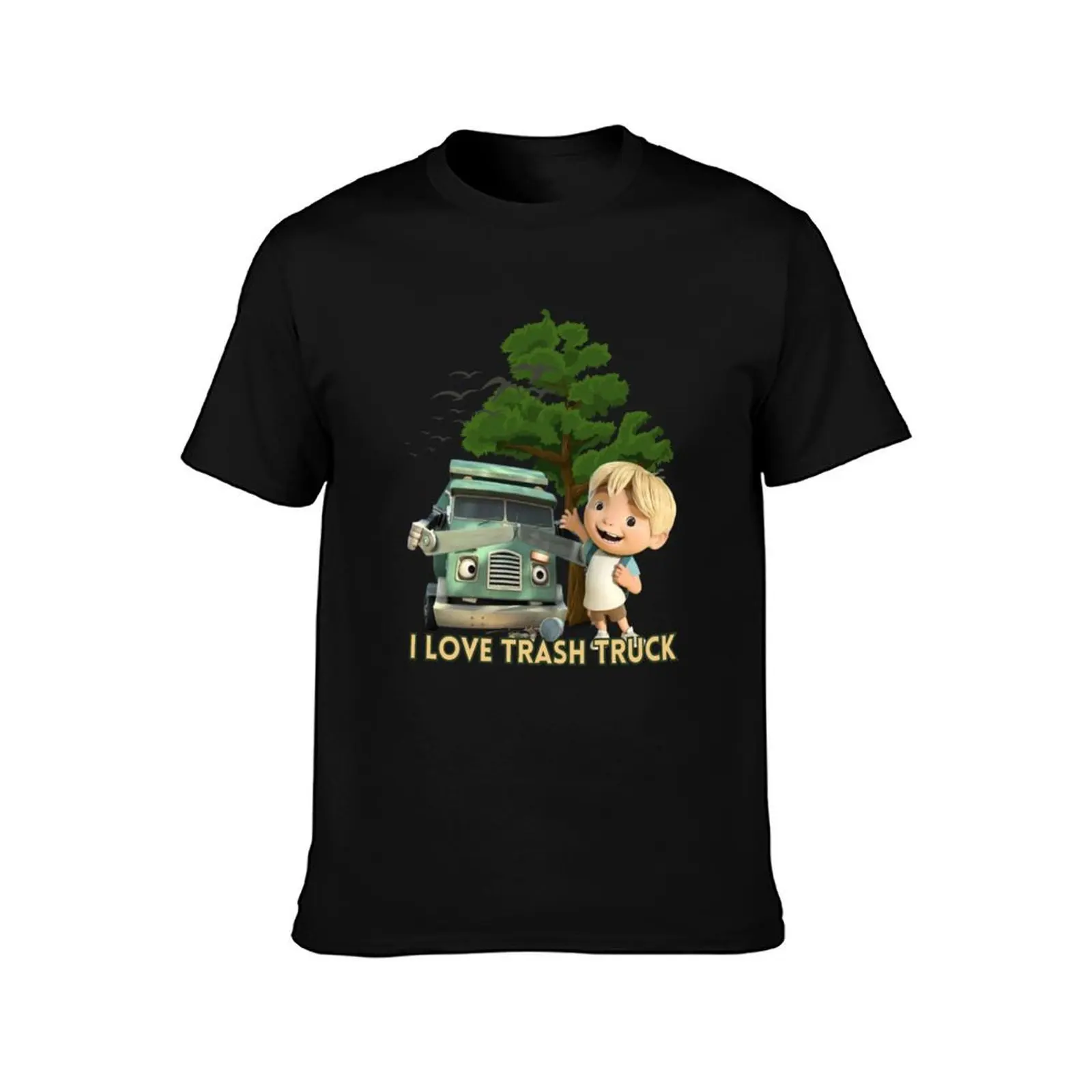 Trash Truck, I love Trash Truck T-Shirt t shirts with prints T-Shirt