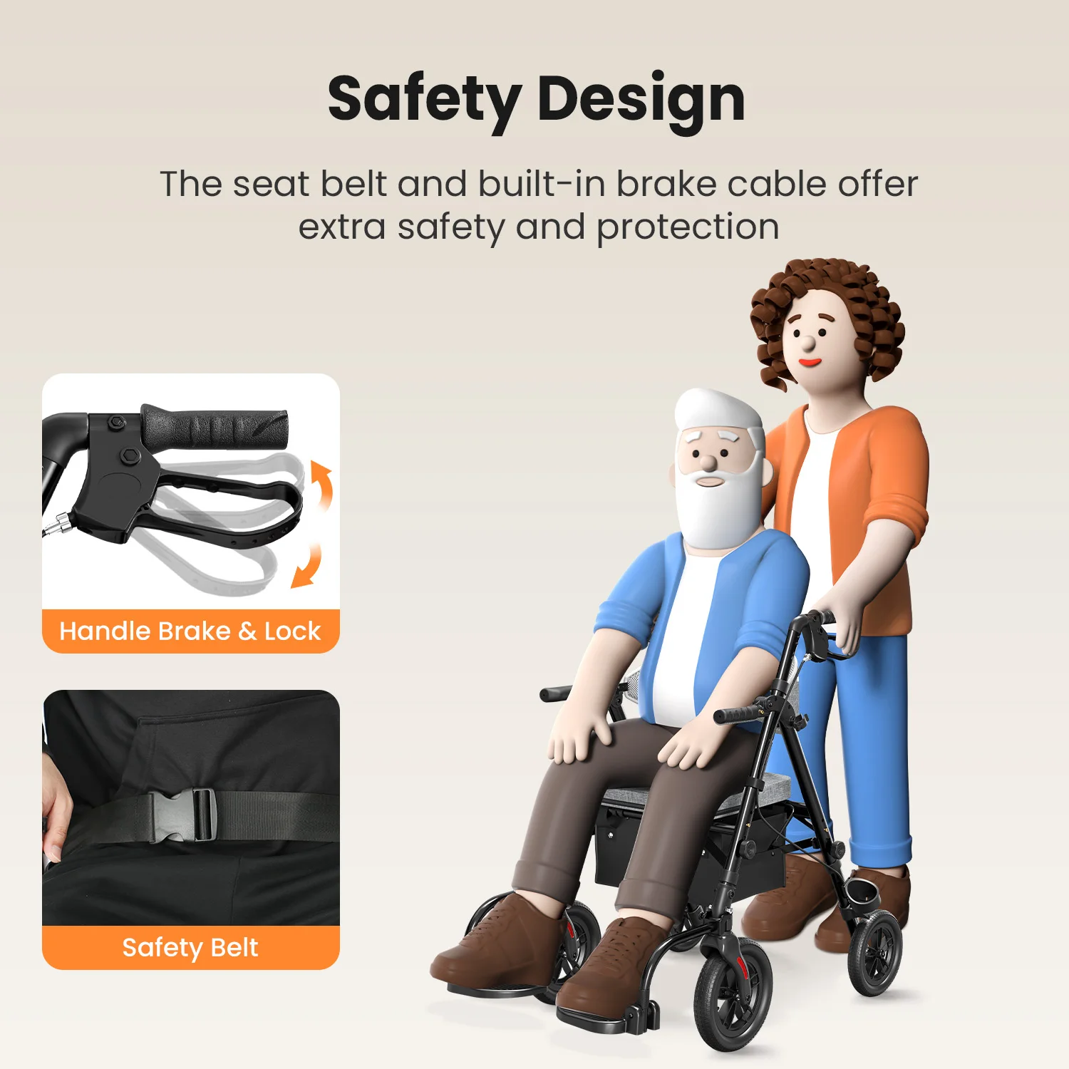 مشوا رولتر لكبار السن مع مقعد، مجموعة كراسي متحركة للمشاية، كرسي متحرك خفيف الوزن قابل للطي، مشوا للبالغين جميع المشايات #2