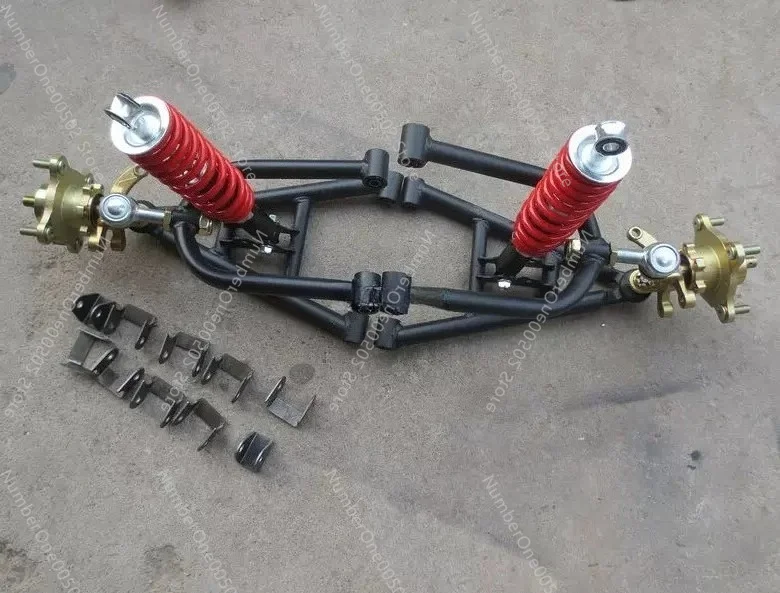 Modified Four-wheelKartFrontSuspensionAccessories Front Rocker ArmSteering Claw and FlangeShock Absorber for Big Bull BeachBuggy