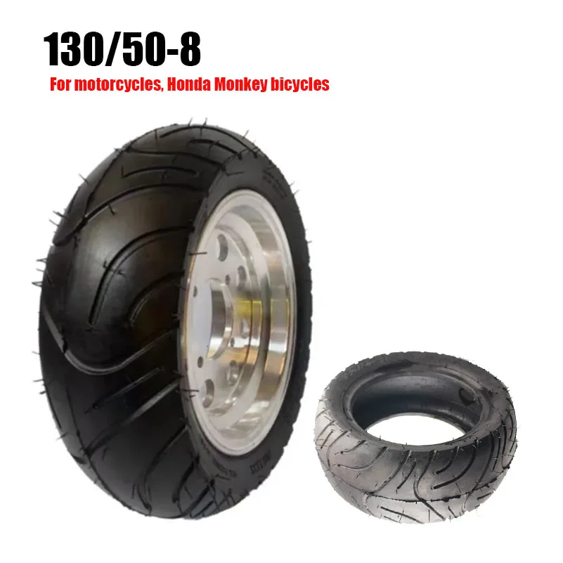 Good quality 1 pcs Motorcycle parts 130/50-8 Tubeless Tyres vacuum tires For Little Monkey cross country motorcycle