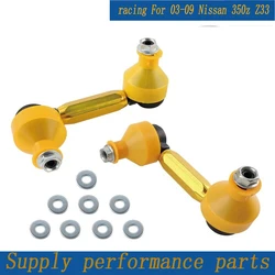 racing supplier Pair Rear Sway bar Link Kit Adjustable Ball End for Nissan 350z Z33 2003-2009 New