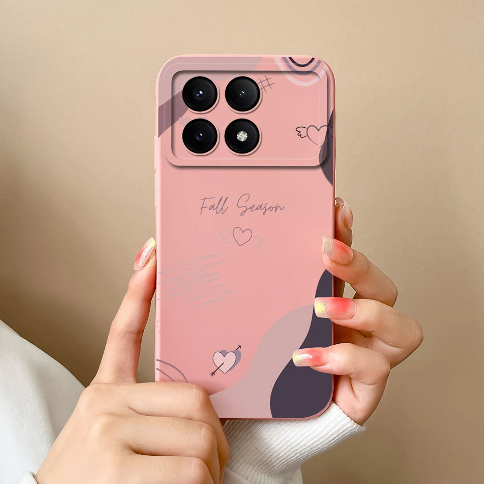 For Xiaomi Poco X6 Pro X6 Funda Astronaut Cases Liquid Silicone Protective Coques For XiaomiX6Pro 2311DRK48G Housing Cover Shell