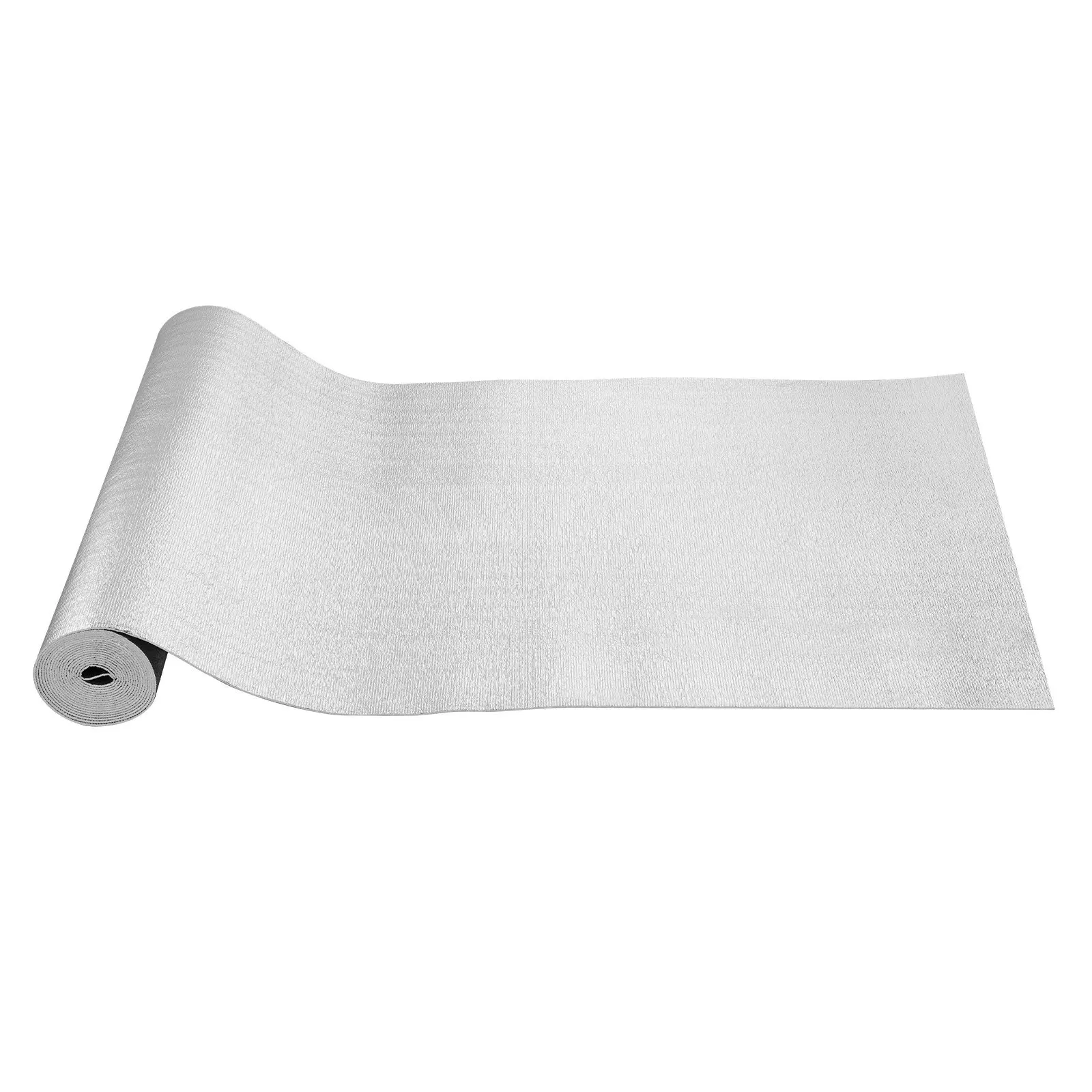 Double Reflective Insulation Roll, Foam Core Radiant Barrier, 3.2 mm 48 in x 10 ft, Double-Sided Aluminum Foil EPE Foam Heat