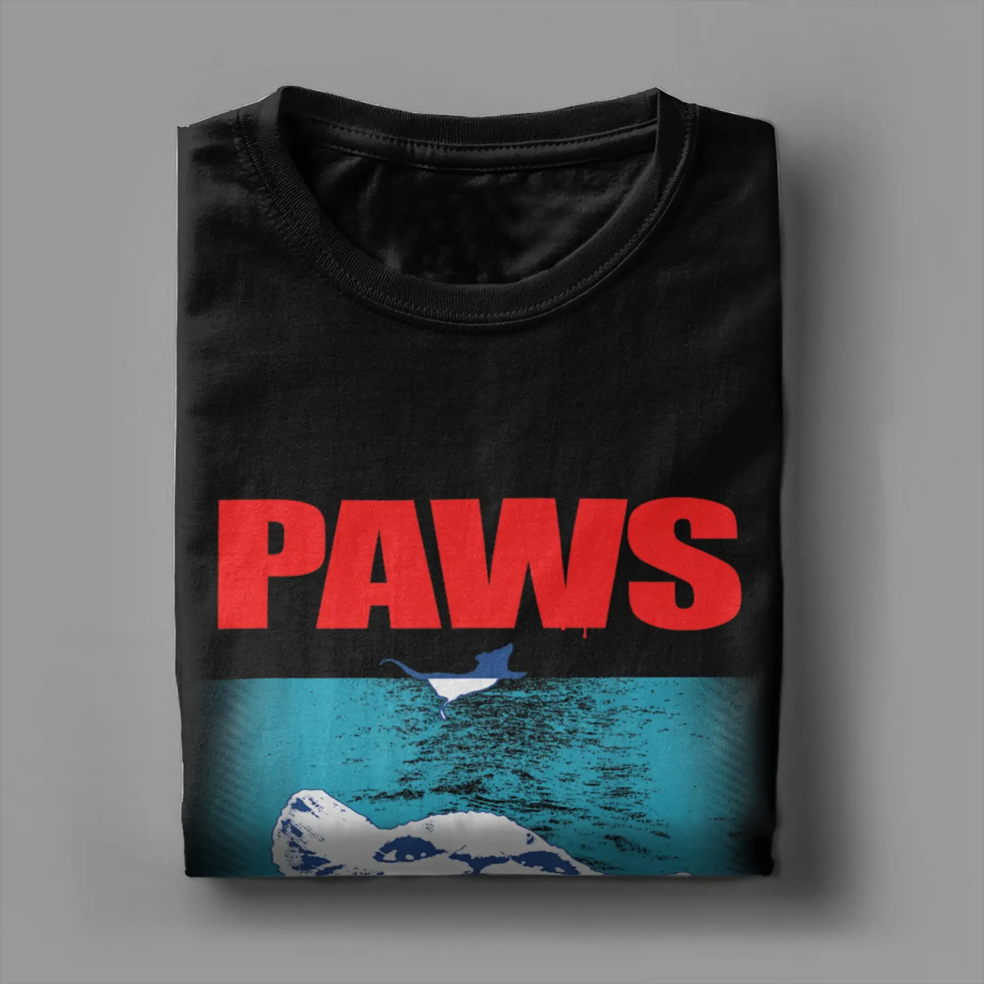 الرجال القط فكي تي شيرت ملابس قطنية الشاطئ مضحك تي شيرتات قصيرة الاكمام س الرقبة Harajuku نمط تي شيرت حجم كبير