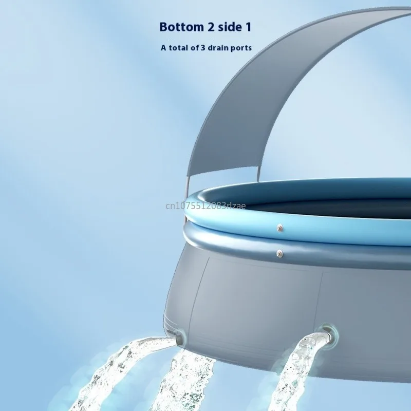 夏の子供インフレータブルおもちゃプールサンシェードテント屋外ウォーターパーティーインフレータブルスイミングプール子供大人用エアポンプなし