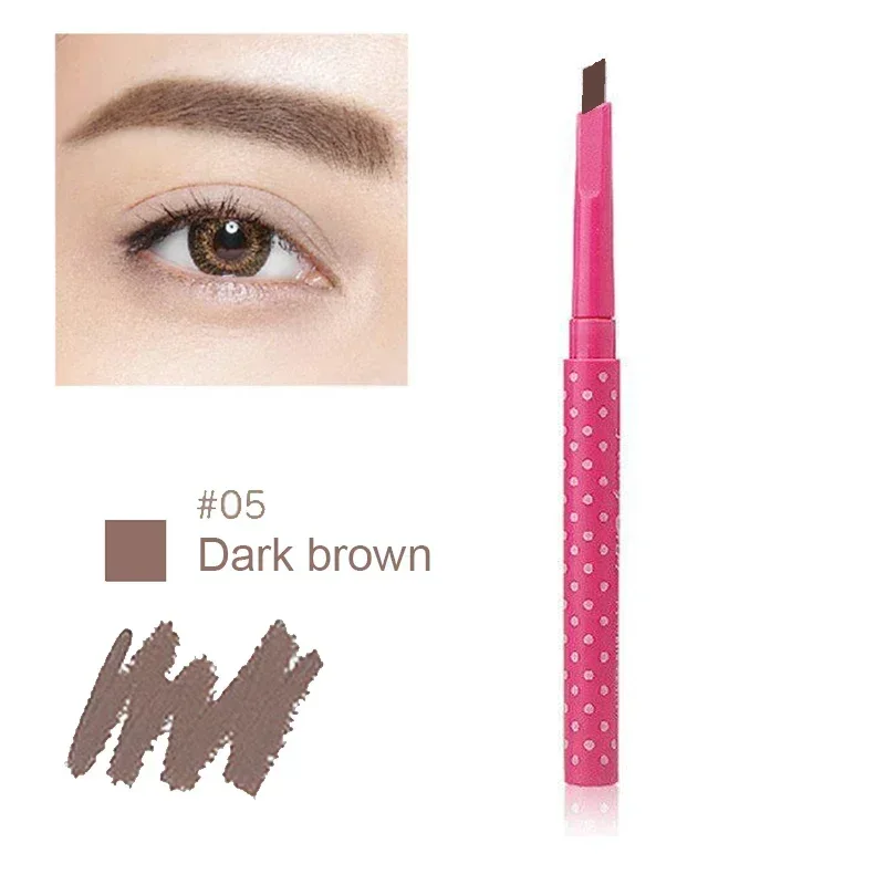 3EyeblogugPays l-Crayon étanche avec carte à sourcils, crayon rotatif pour femmes, stylo saillant bricolage, ensemble de maquillage