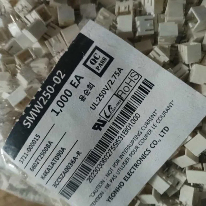 1000PCS SMW250-02  SMW250-04  SMW250-05  SMW250-03  SMW250-09 06 07 SMW250-12 Rectangular connector - Pin header - Male pin