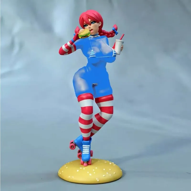 kit-de-modelo-de-figura-em-resina-fundida-em-escala-1-24-menina-comendo-hamburguer-e-patinando-miniatura-de-arte-para-hobby-brinquedo-desmontado-e-nao-pintado