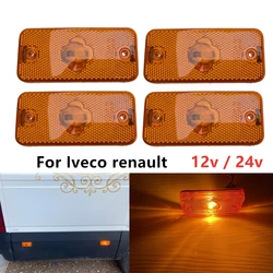 4X E4 Side Marker Light For Iveco Daily IV STRALIS Renault Kerax Magnum Midlum Fiat Ducato III DAF LF XF CF 500308514 501035792