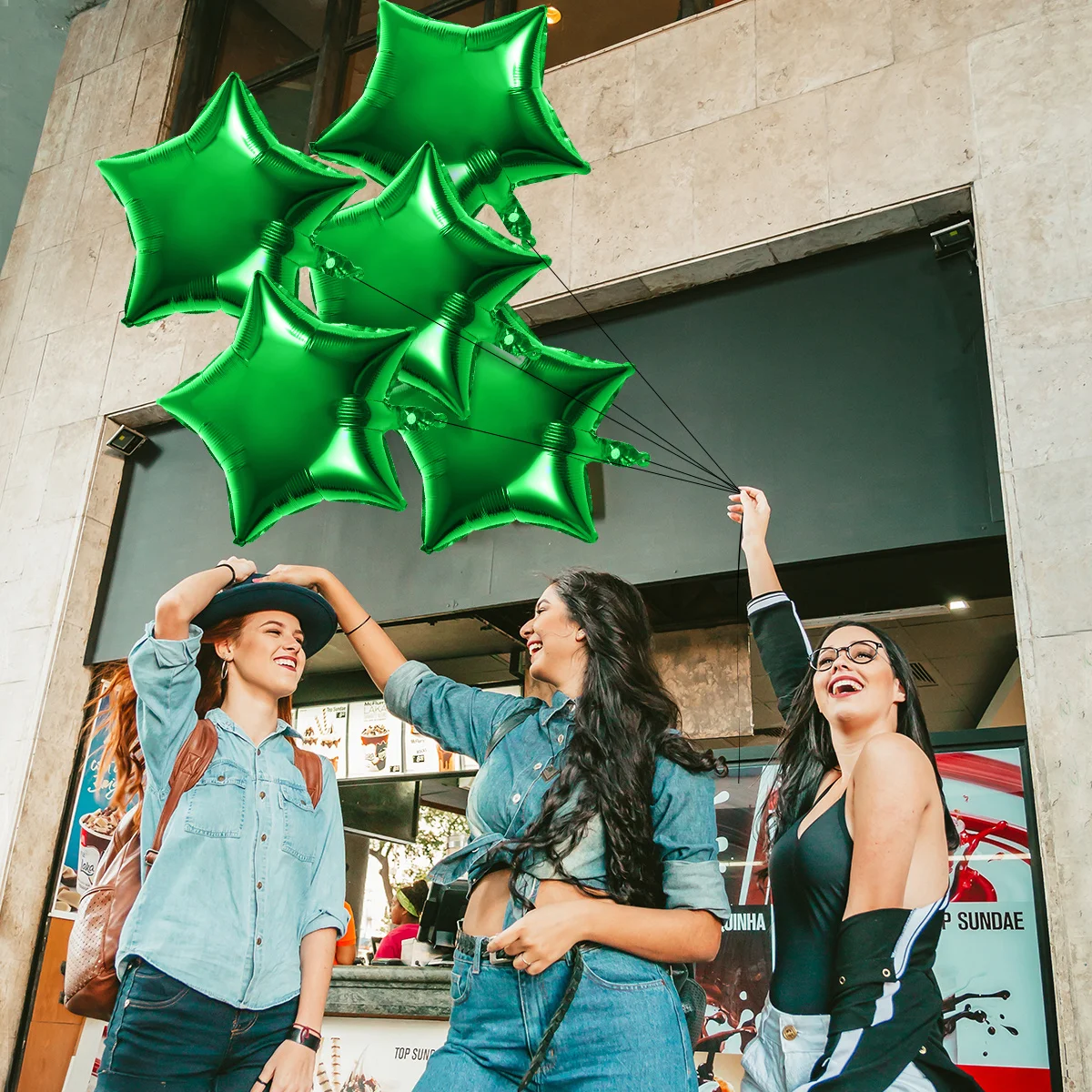 

10pcs 18Inch Five- Foil Balloon Party Decoration For Wedding Birthday Valentine Anniversary