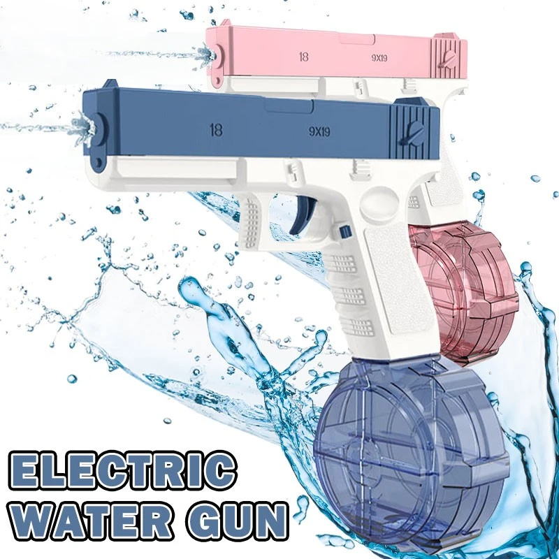 

gel blElectric Water Gun for Boys Girls Adults Water Pistol Toys Ideal Summer Gifts for Swimming Pool Beach Outdoor Water Toys