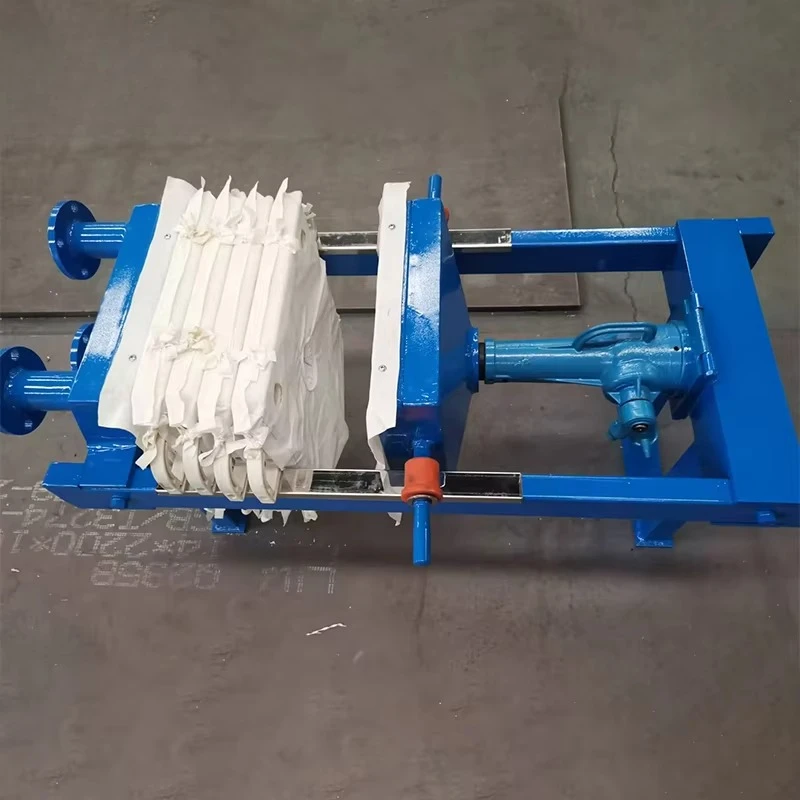 Small and Economical Industrial Filtration Equipment Cheap Filter Press for Oil Filtration