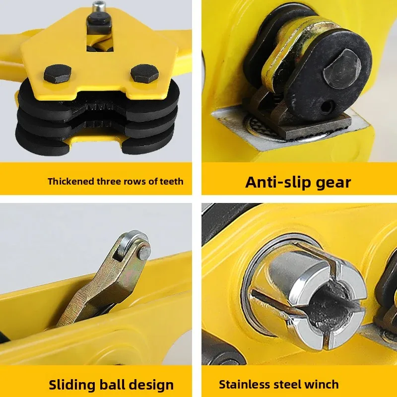 Baler strapping belt tightening integrated manual strapping machine tensioner packaging belt ppet